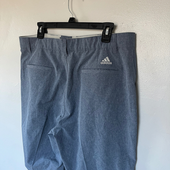 Adidas Men's Gray-Blue Shorts Size 36 - Picture 3 of 6